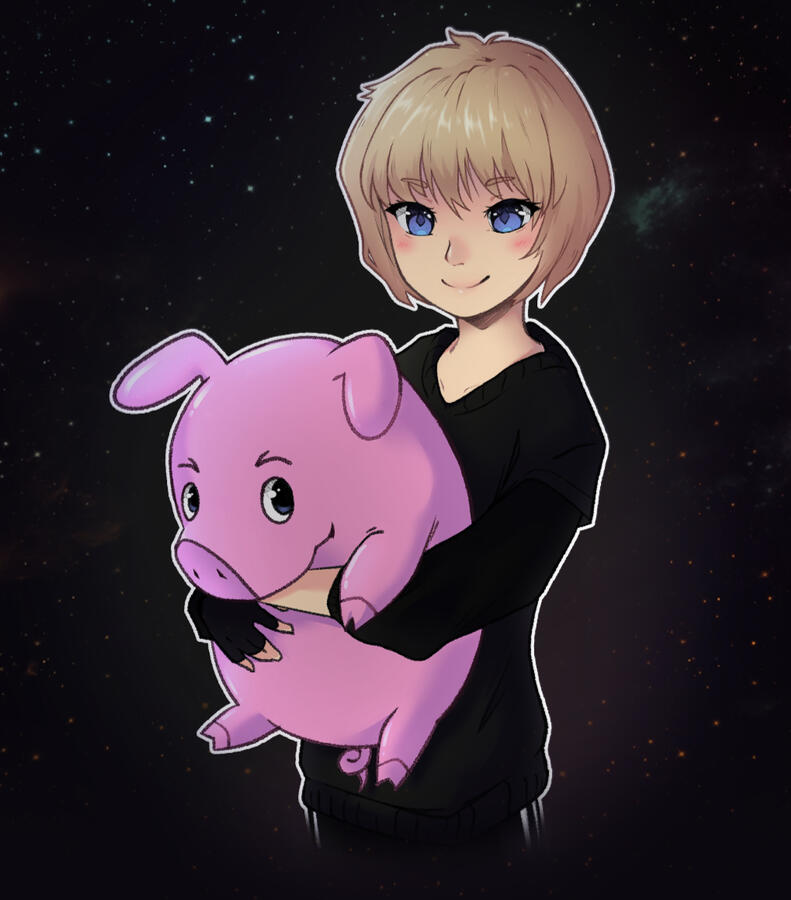 Fully rendered w/ simple background