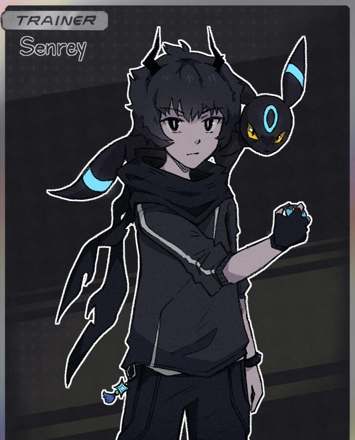 Cel shaded w/ simple background