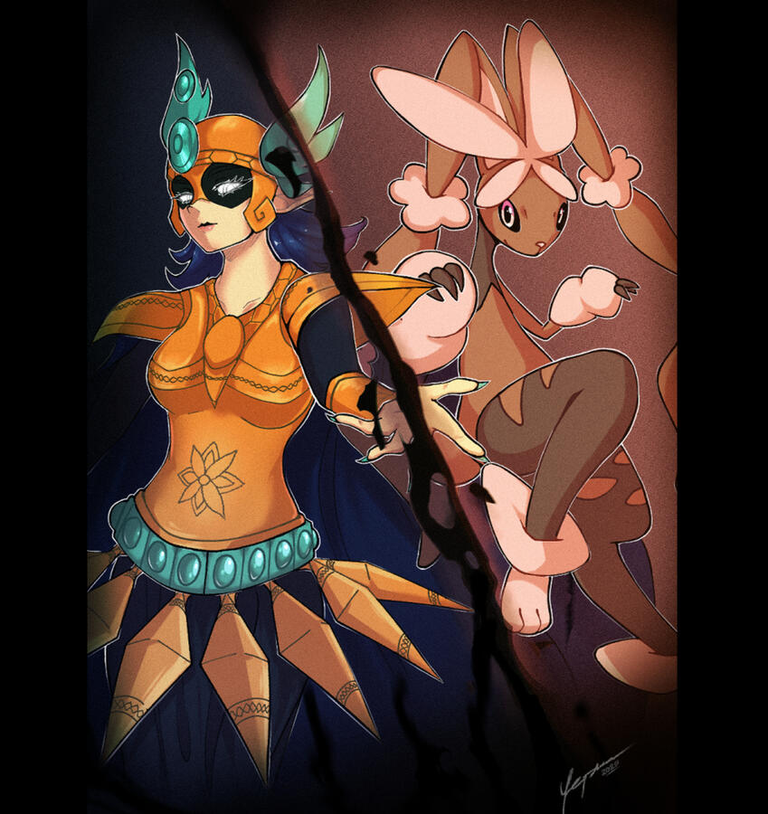 Fully rendered w/ simple background