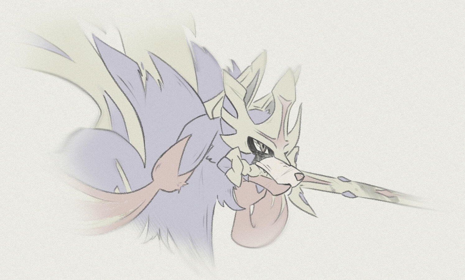 Sketch of Zacian